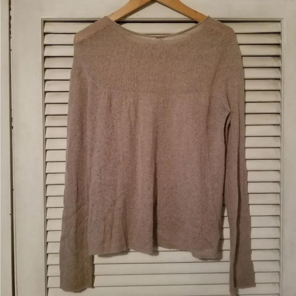 Free People Taupe Light Weight Sweater Small